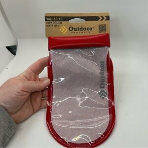 Nwt Outdoor Products Valuables Dry Pouch Watertight Roll Top Seal belt loop